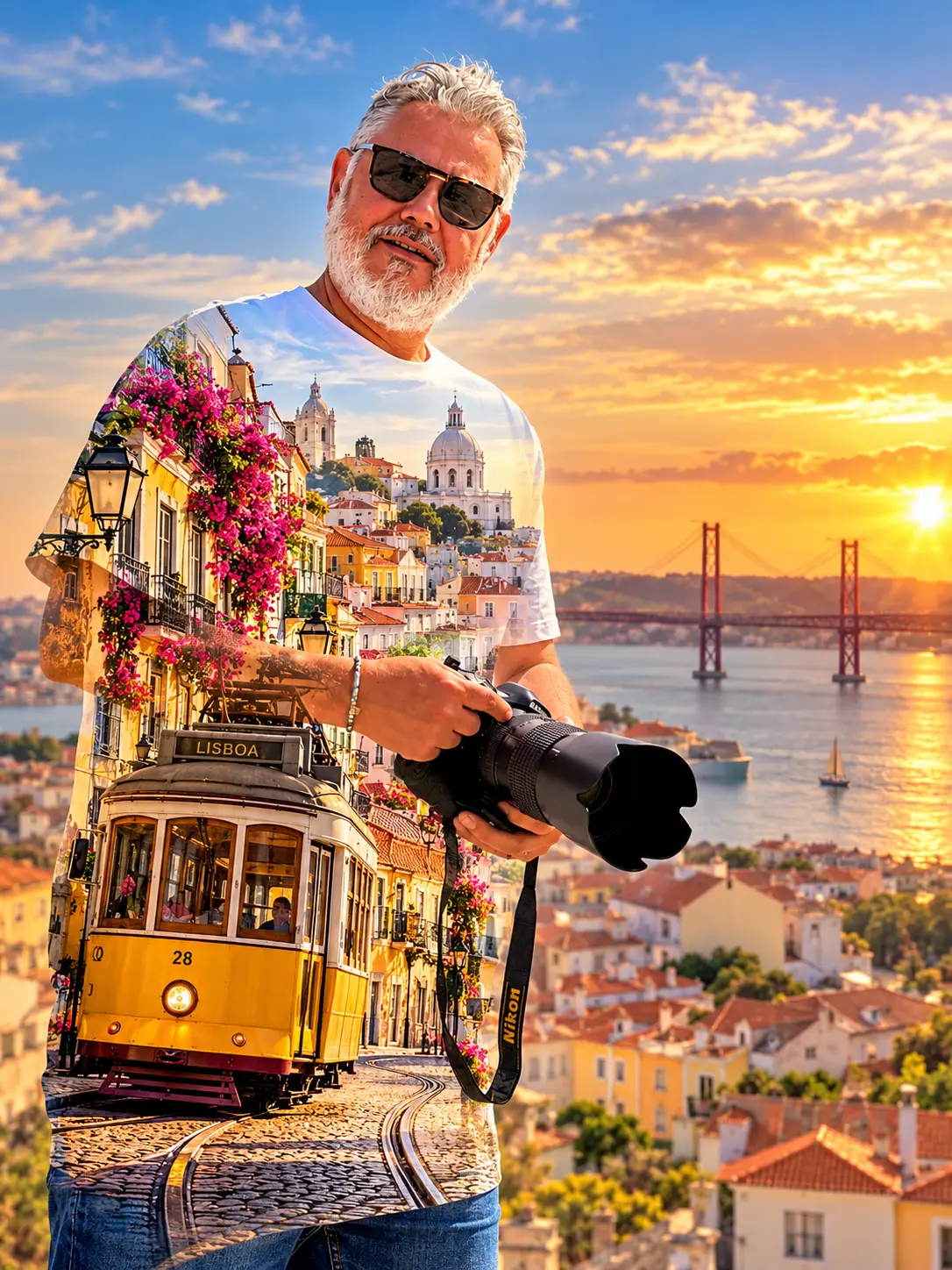 Jean-Philippe Marquet pendant le séjour photo à Lisbonne